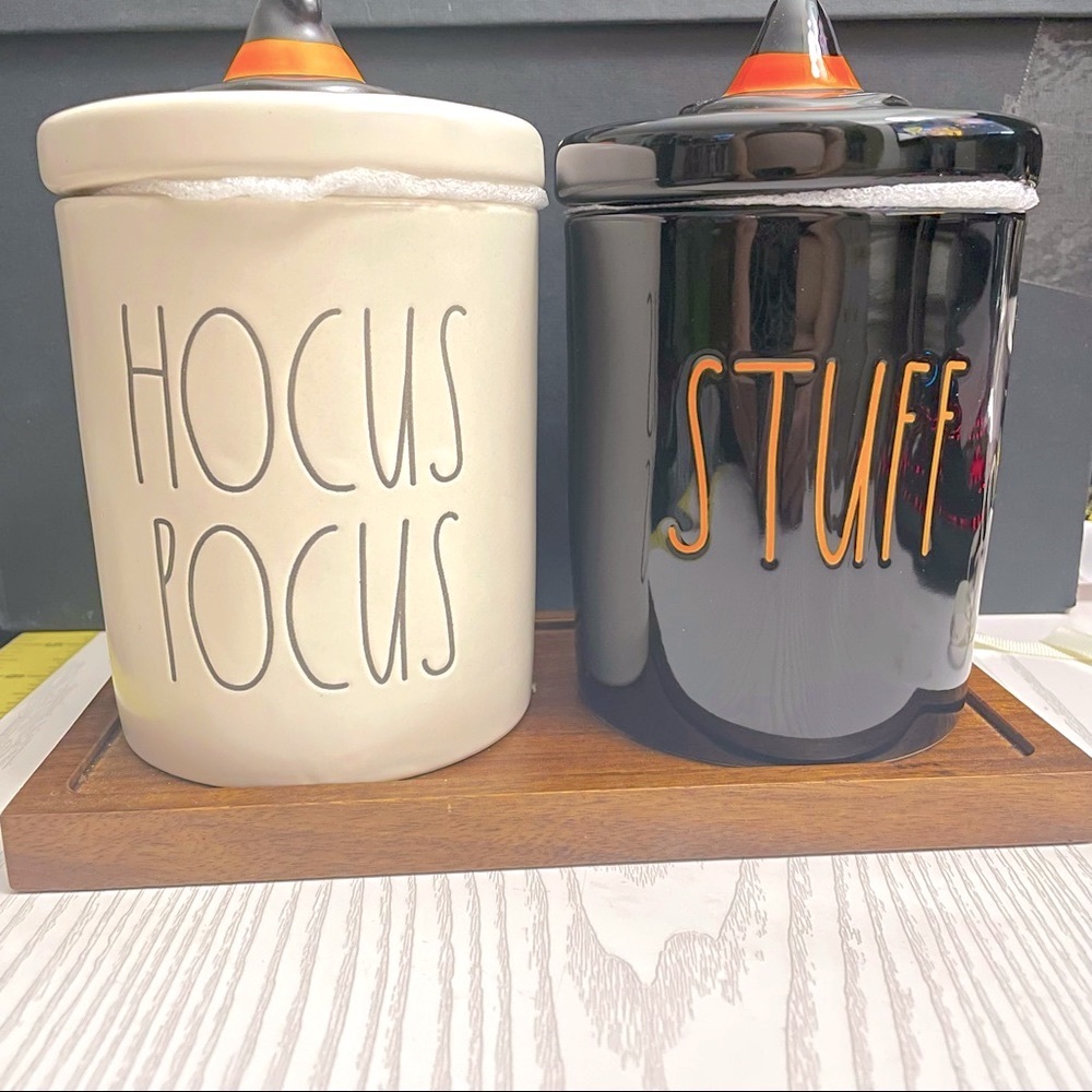 Witch Hat Ceramic Canisters